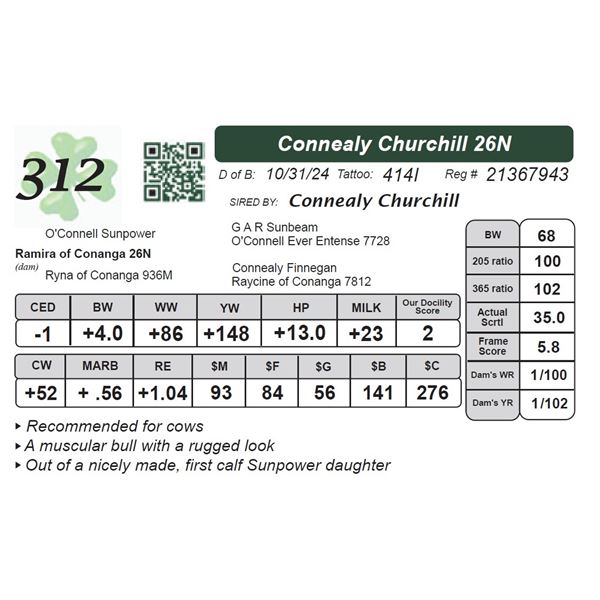 Connealy Churchill 26N