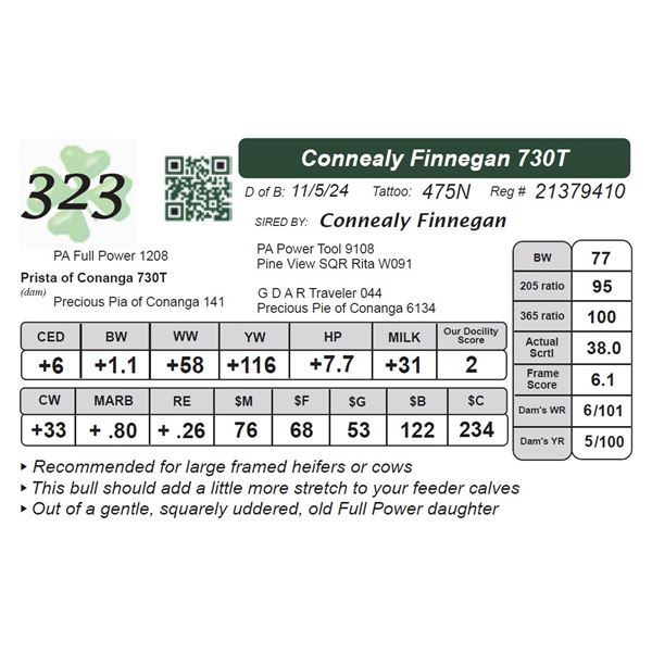 Connealy Finnegan 730T
