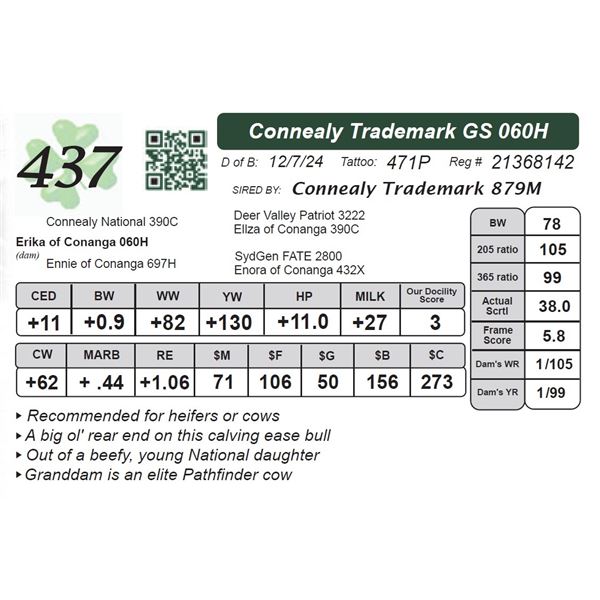 Connealy Trademark GS 060H