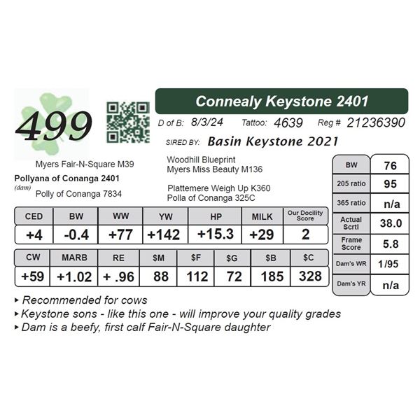 Connealy Keystone 2401