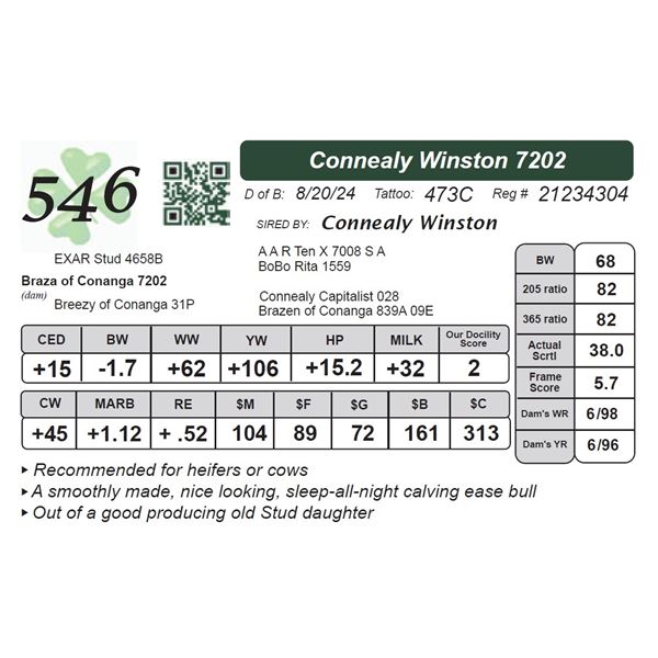 Connealy Winston 7202