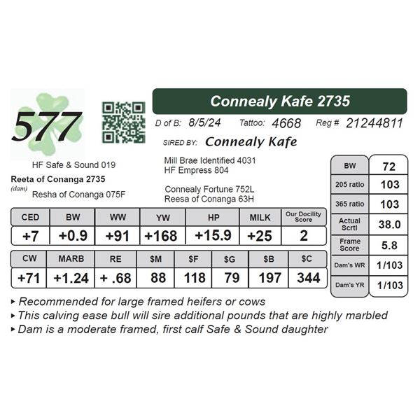 Connealy Kafe 2735