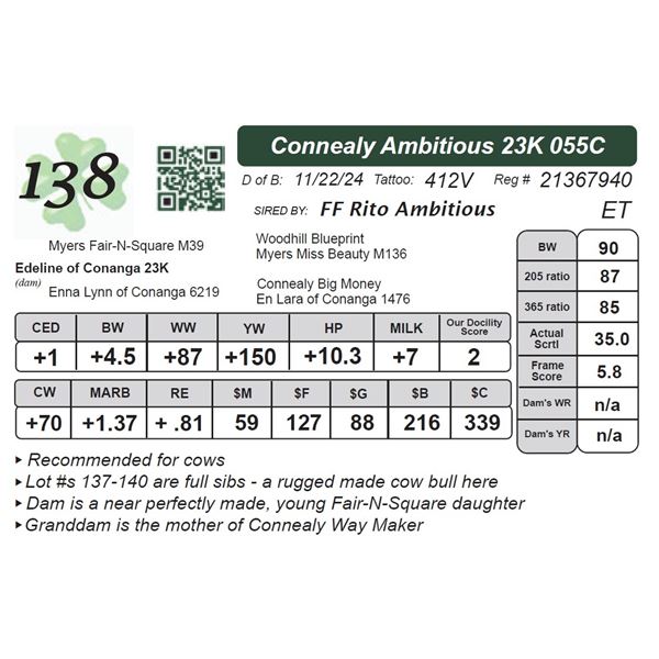 Connealy Ambitious 23K 055C