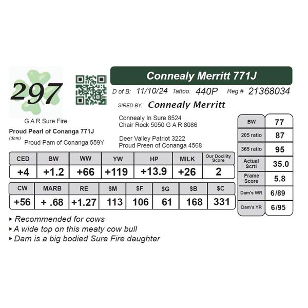 Connealy Merritt 771J