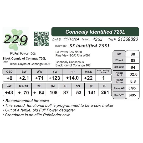Connealy Identified 720L