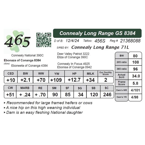 Connealy Long Range GS 8384