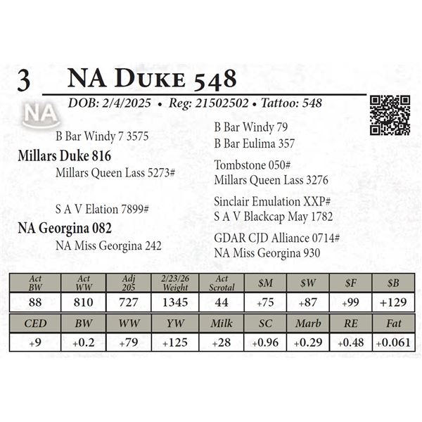 NA Duke 548