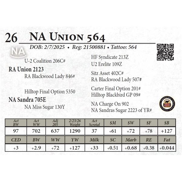NA Union 564