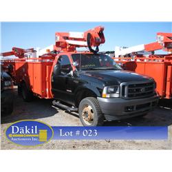 2004 FORD F-550 XL SUPERDUTY BUCKET TRUCK, 