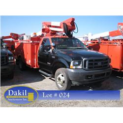 2004 FORD F-550 XL SUPERDUTY BUCKET TRUCK, 