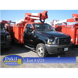 2004 FORD F-550 XL SUPERDUTY BUCKET TRUCK, 