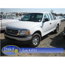 2002 FORD F-150 4 DR EXT CAB,