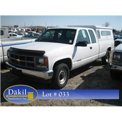 2000 CHEVROLET 2500 EXT CAB, 