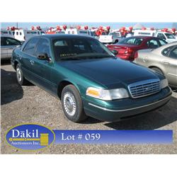 2001 FORD CROWN VIC INTERCEPTOR, 