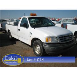 1999 FORD F-150 TRITON V8, REG CAB, 