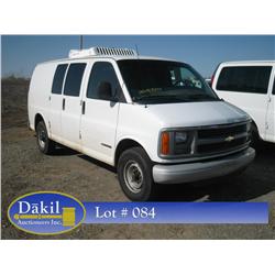 2001 CHEVROLET EXPRESS CARGO VAN 