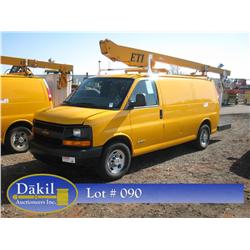 2005 CHEVROLET C-3500 BUCKET VAN, 