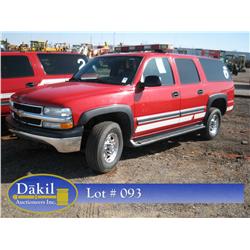 2002 CHEVROLET SUBURBAN 