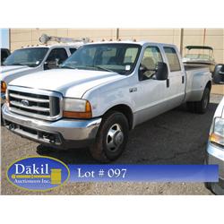 1999 FORD F350 XLT SUPERDUTY CREW CAB 