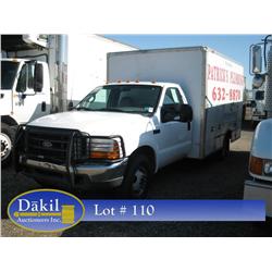 2001 FORD F350 XL SUPER DUTY  BOX TRUCK,