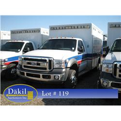 2005 FORD F-450 XLT SUPER DUTY AMBULANCE, 