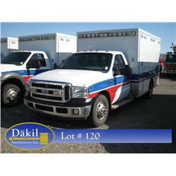 2005 FORD F-350 XLT SUPER DUTY AMBULANCE, 
