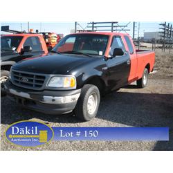 2000 FORD F-150 4 DR, EXT CAB 