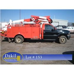 2004 FORD F550 XL SUPER DUTY BUCKET TRUCK, 