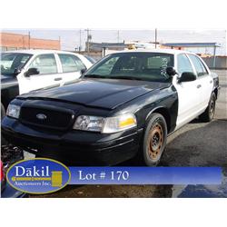 2003 FORD CROWN VIC POLICE CAR, 