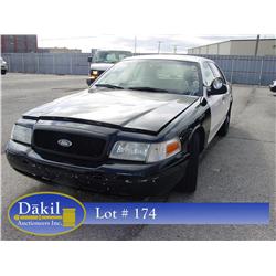 2003 FORD CROWN VIC POLICE CAR, 