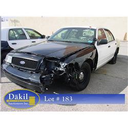 2001 FORD CROWN VIC POLICE CAR, 
