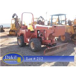 1989 DITCH WITCH 4010 DIESEL TRENCHER, 