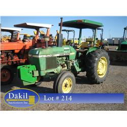 1981 DEERE 2040 TRACTR W/MWR 