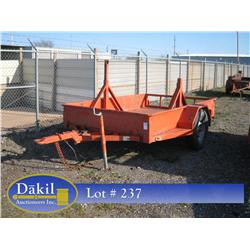 1969 SHOPBUILT UTILITY TRAILER 