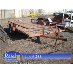 TRAILER--NO TITLE, BILL OF SALE ONLY; 