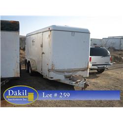 ENCLOSED TRAILER--NO TITLE BILL OF SALE ONLY; 