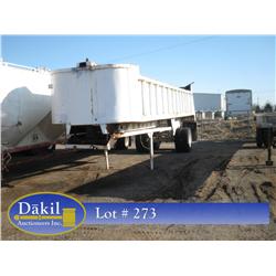 END DUMP TRAILER--NO TITLE, BILL OF SALE ONLY; 