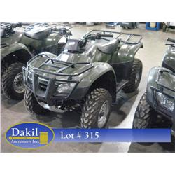 2006 HONDA TRX250TM 4 WHEELER, 