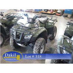 2005 HONDA TRX250TM 4 WHEELER, 