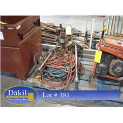 CONCRETE SCREED & AIR HOSE; 