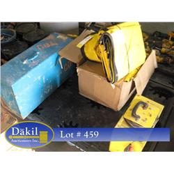 TRUCK TARPS, TOOL BOX, TESTING UNIT; 