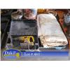 Image 1 : TARP, DRILL PARTS, GAS CANS; 