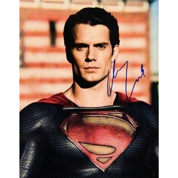 Superman Henry Cavill signed promo photo