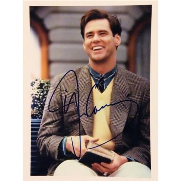 Dumb And Dumber Jim Carrey signed portrait photo