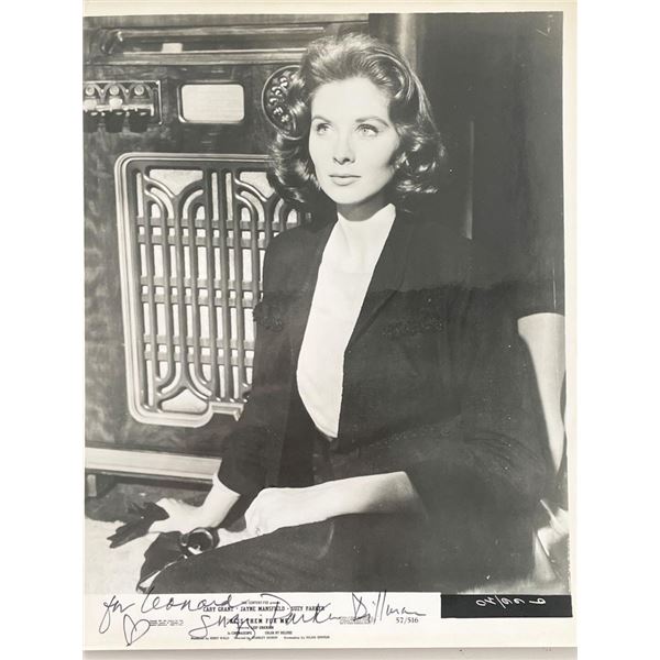 Kiss Them for Me Suzy Parker signed photo