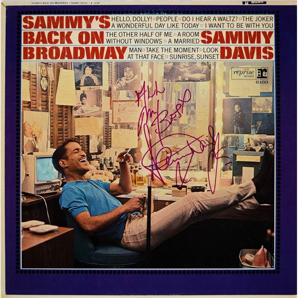 Sammy Davis Jr. signed album