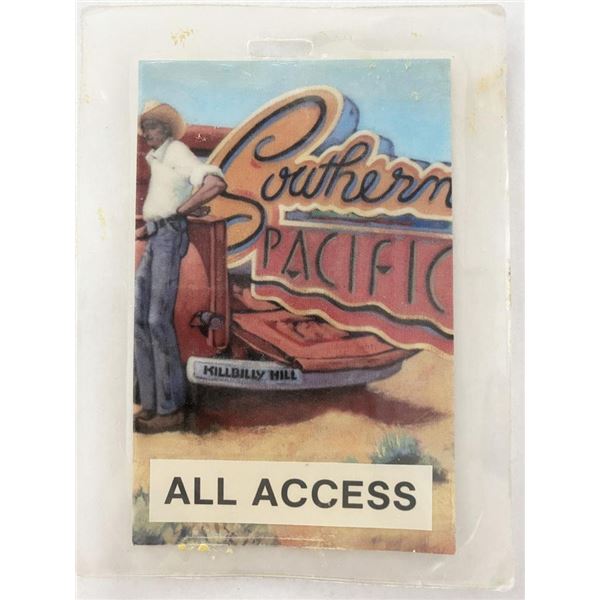 Reba McEntire Southern Pacific All Access Backstage Pass