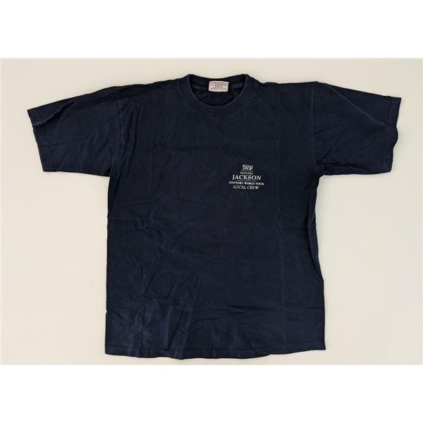 Michael Jackson 1996 King Of Pop History Tour Local Crew Shirt Size XL