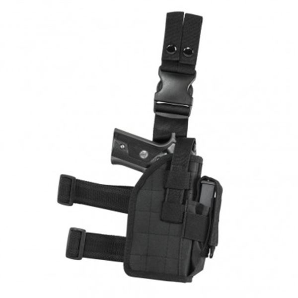 VISM Drop Leg Universal Holster - Black