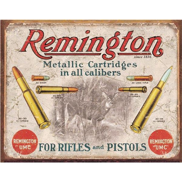REM - For Rifles & Pistols Sign